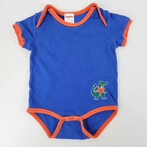 Kid Athlete Baby 18M UF Gators University of Florida Snaps Bodysuit 100% Cotton